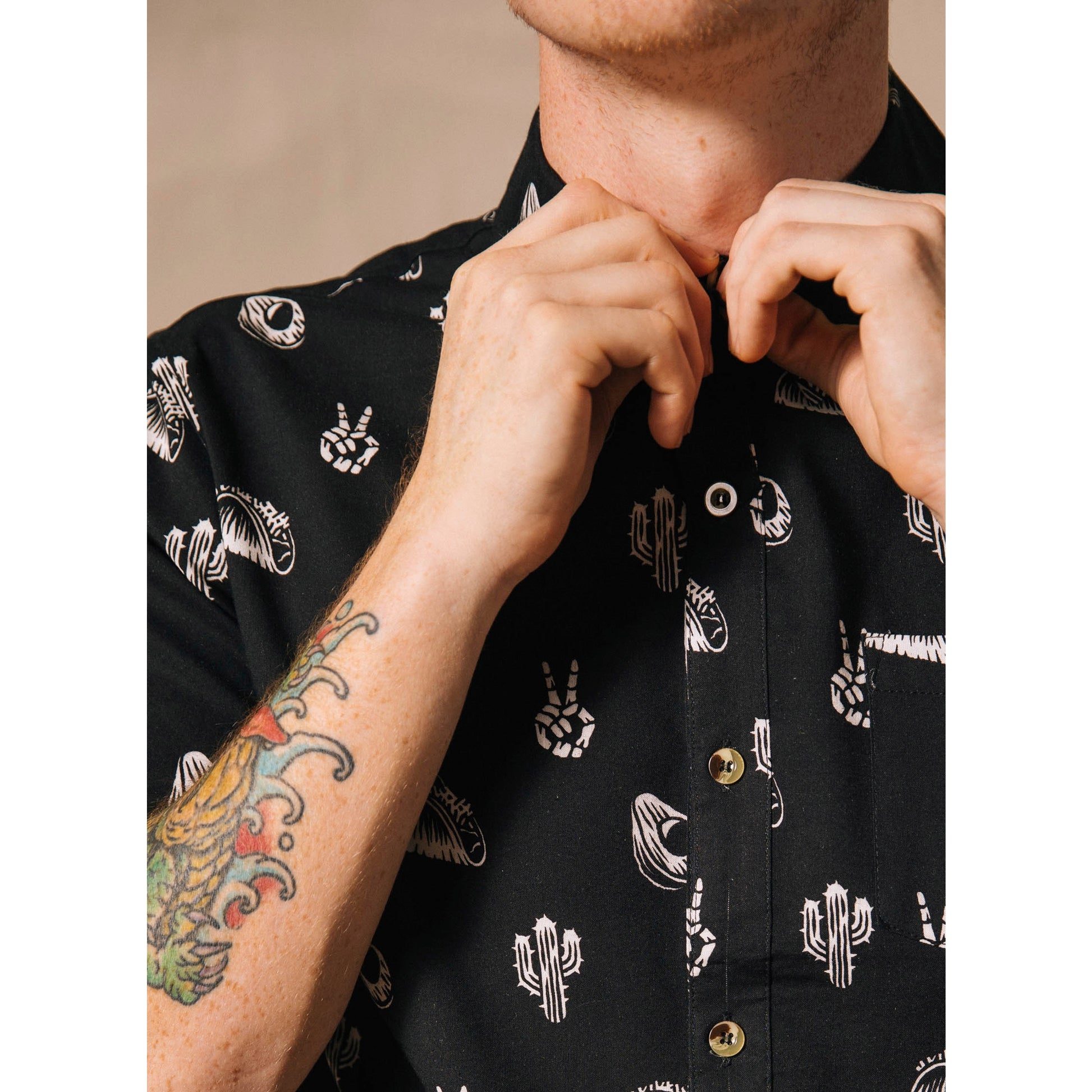 No Problemo Button-up Shirt - Unisex - Storm And Sky