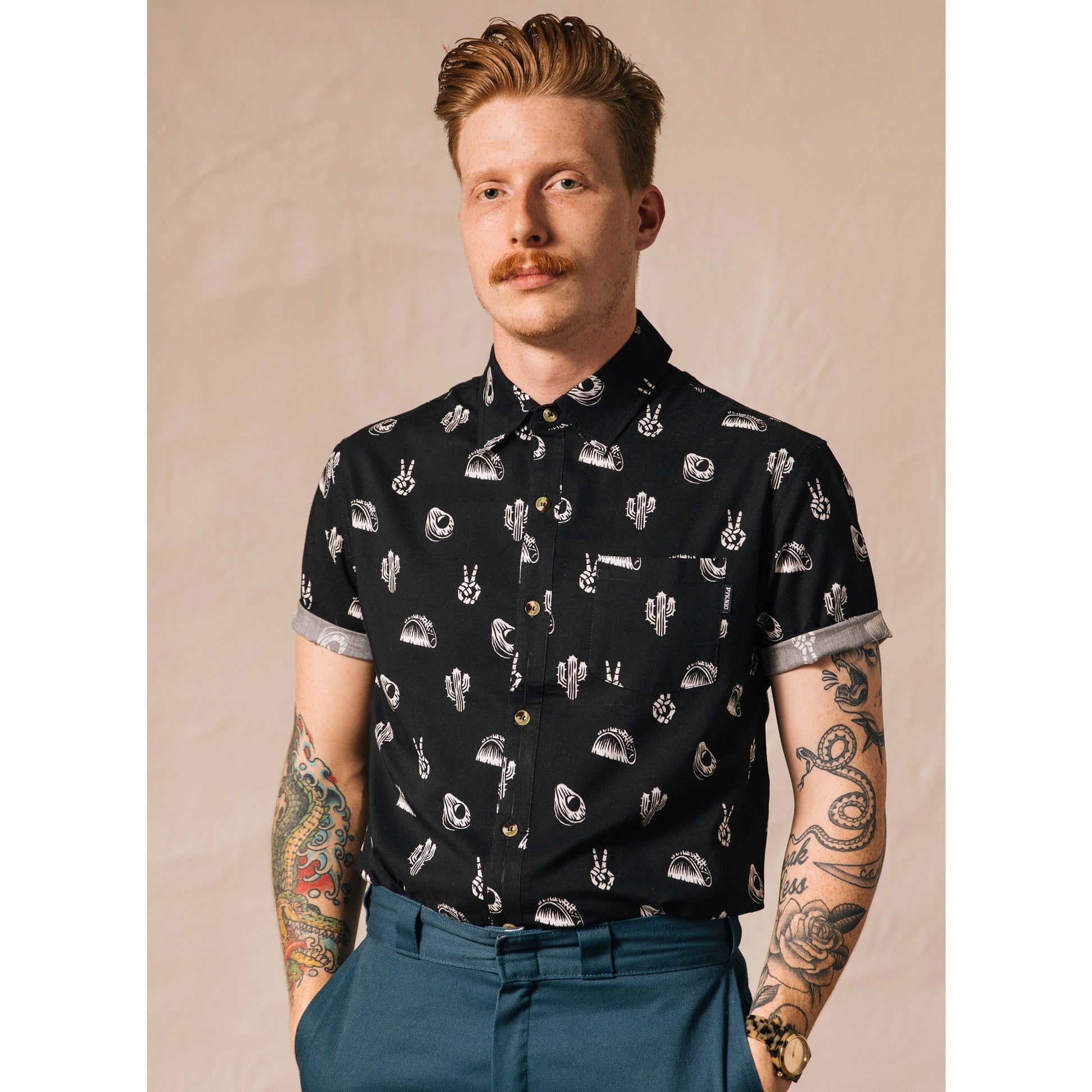 No Problemo Button-up Shirt - Unisex - Storm And Sky