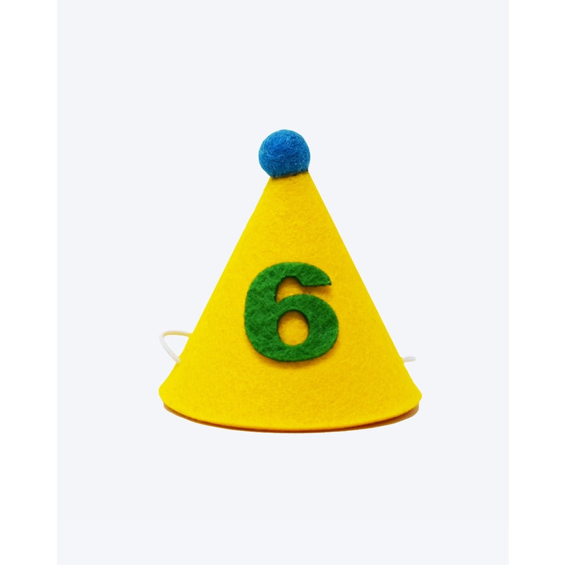 NUMBER PAWTY HAT (Choice of numbers 1-10) - Storm And Sky