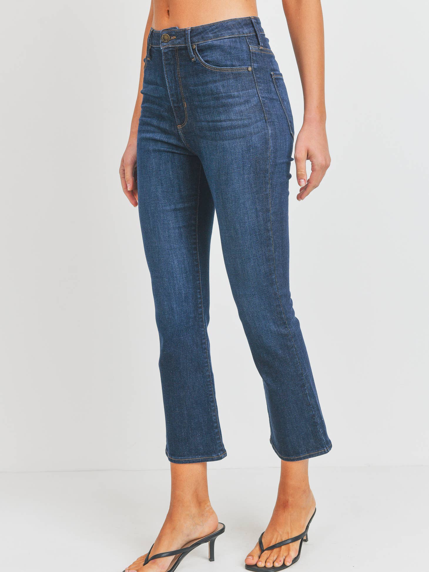 Dark Cropped Boot Jean - Storm and Sky Shoppe