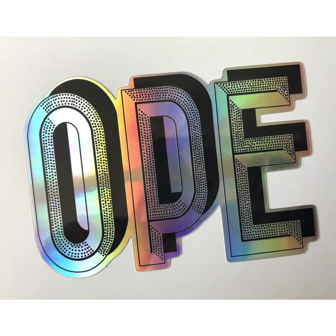 Ope Holographic Sticker - Storm and Sky Shoppe