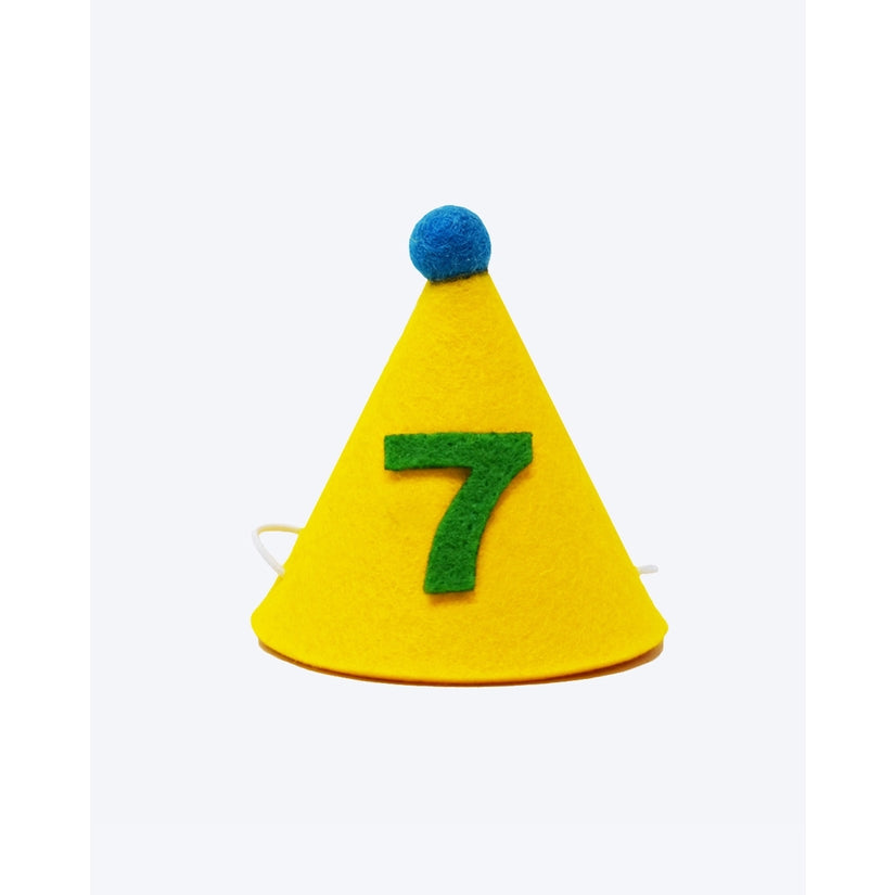 NUMBER PAWTY HAT (Choice of numbers 1-10) - Storm And Sky