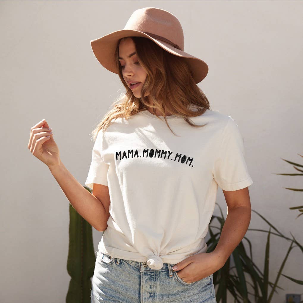 MAMA MOMMY MOM Graphic T-Shirt - Storm and Sky Shoppe