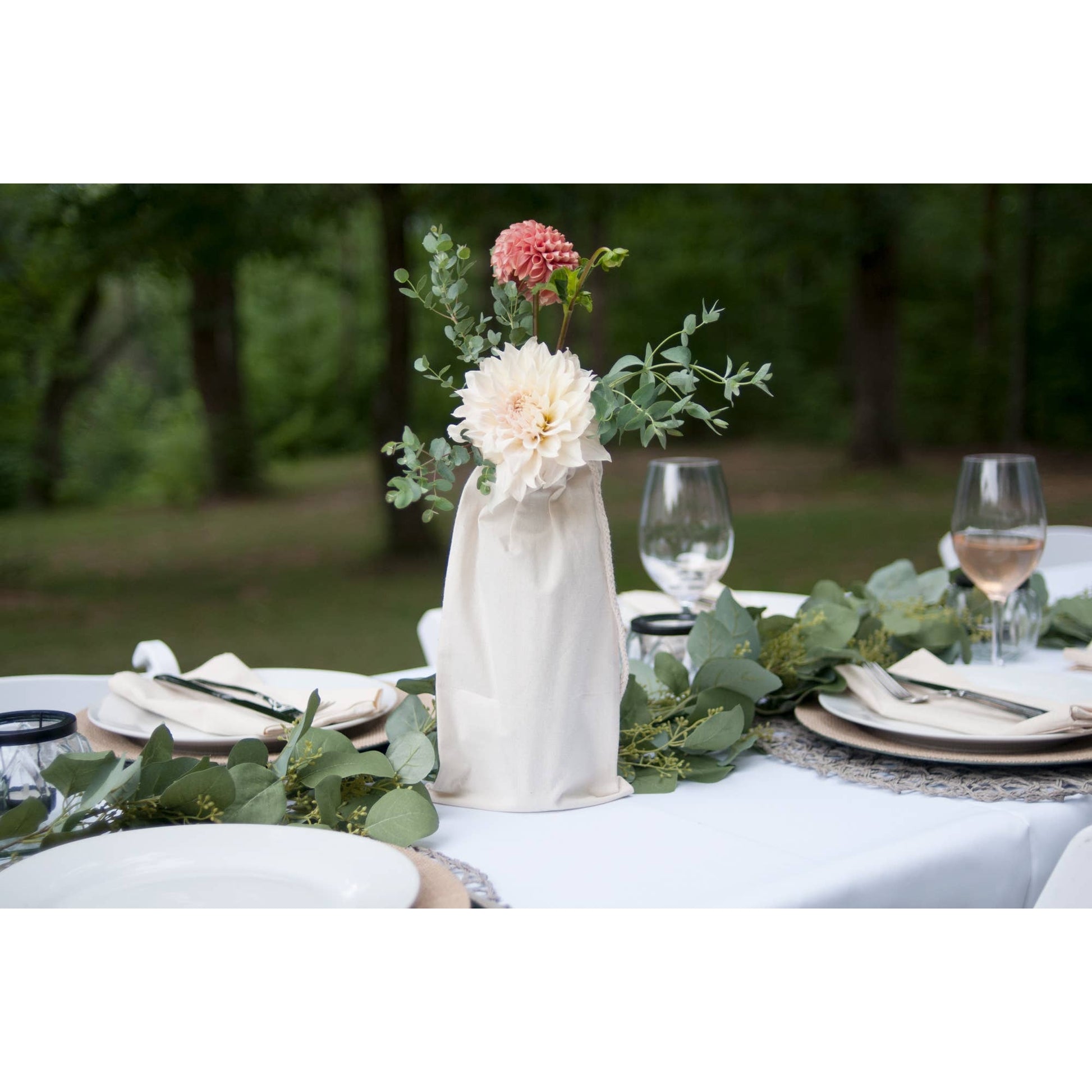 We Wish You a Merry Christmas - Canvas Wine Bag - Storm and Sky Shoppe