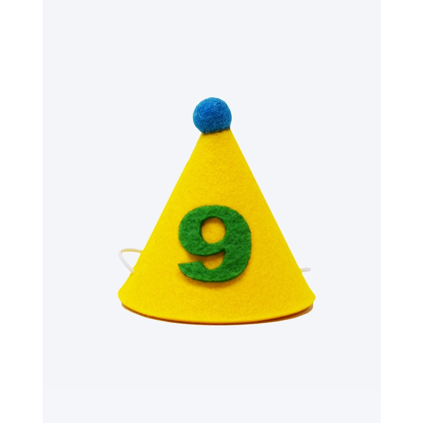 NUMBER PAWTY HAT (Choice of numbers 1-10) - Storm And Sky