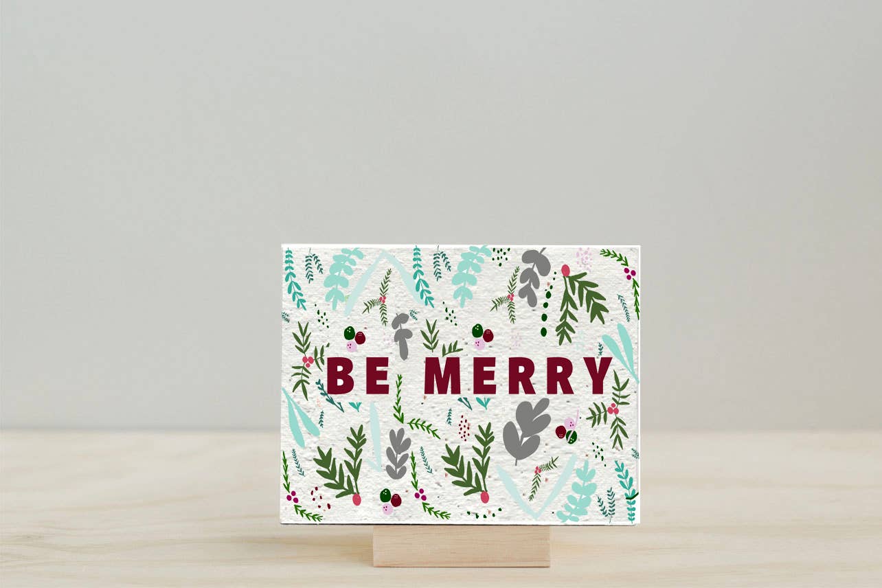 christmas cards with flower seeds Wildflower Seed Christmas Cards – Storm and Sky Shoppe