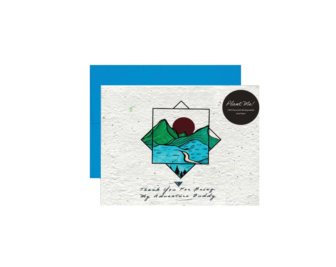 Friendship Card // Wildflower Seed Paper // Greeting Card - Storm And Sky