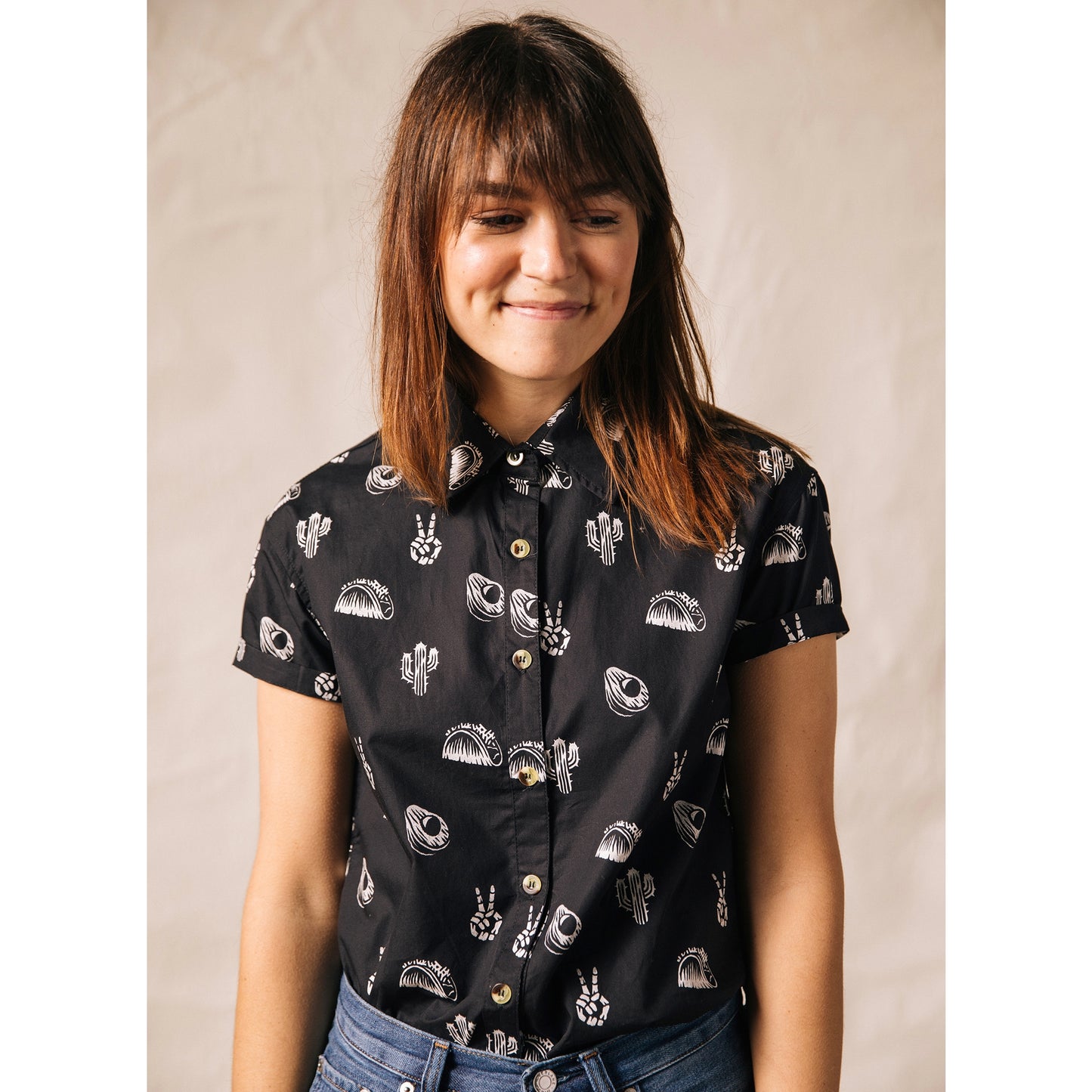 No Problemo Button-up Shirt - Unisex - Storm And Sky