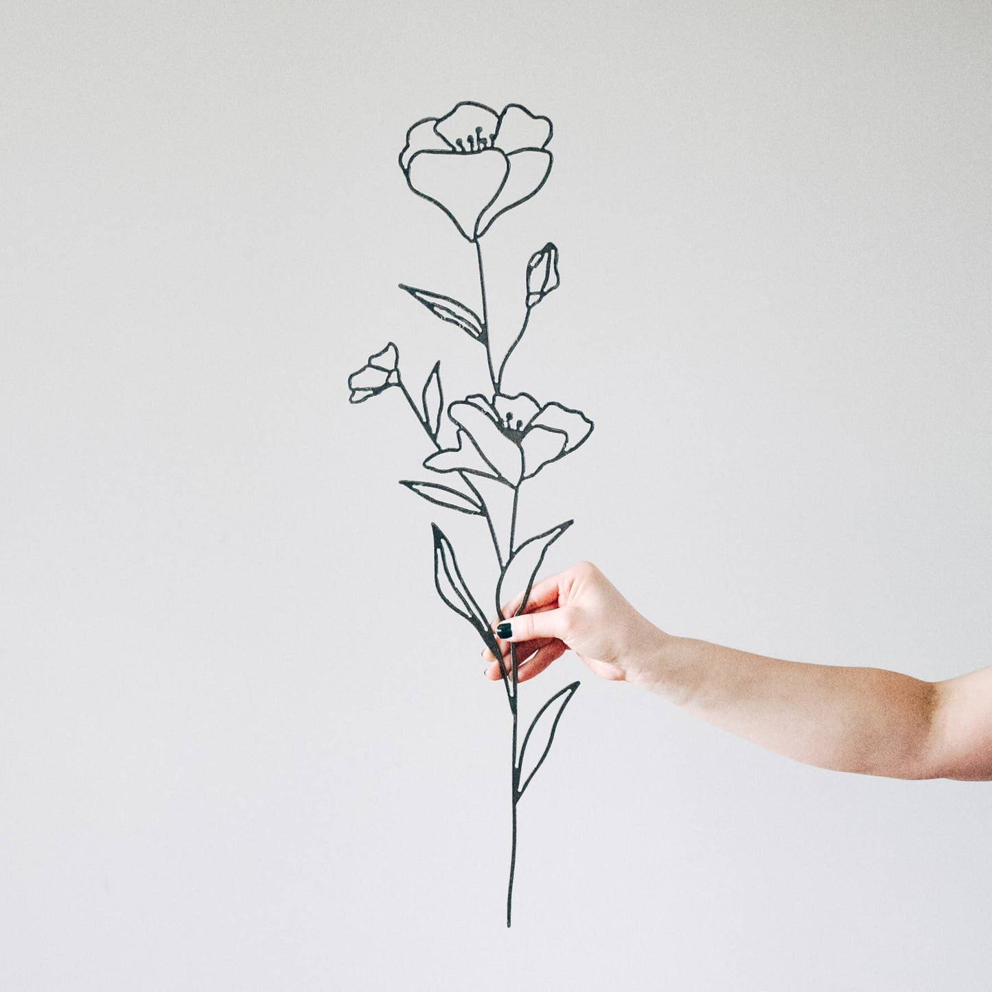 Poppy Flower Wall Decor - Storm And Sky