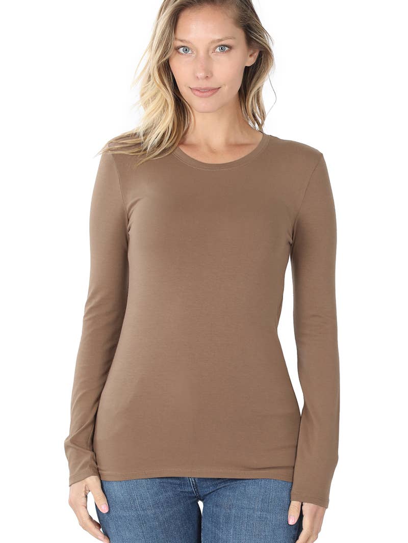 Fitted Round Neck Top - Storm and Sky Shoppe