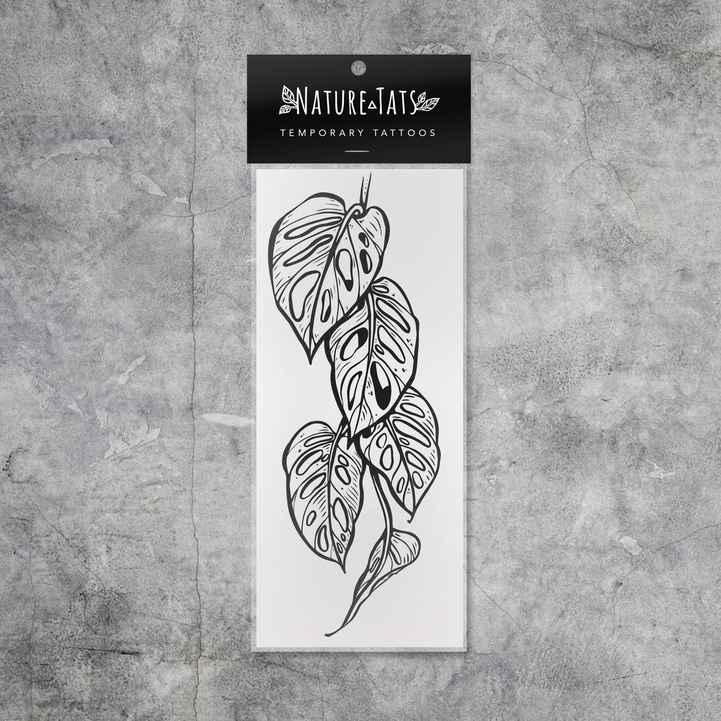 Monstera Vine Temporary Tattoo - Storm and Sky Shoppe
