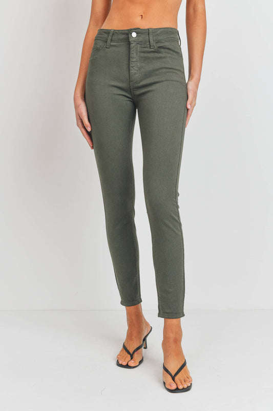 BP394J-A - DARK OLIVE - Modern Classic Skinny - Storm and Sky Shoppe