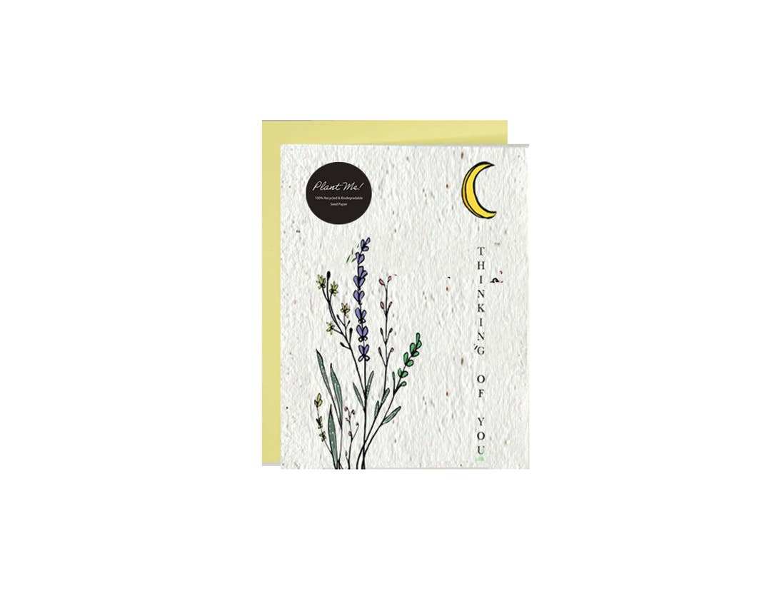 wildflower seed cards Thinking Of You Wildflower Seed Card – Storm and Sky Shoppe