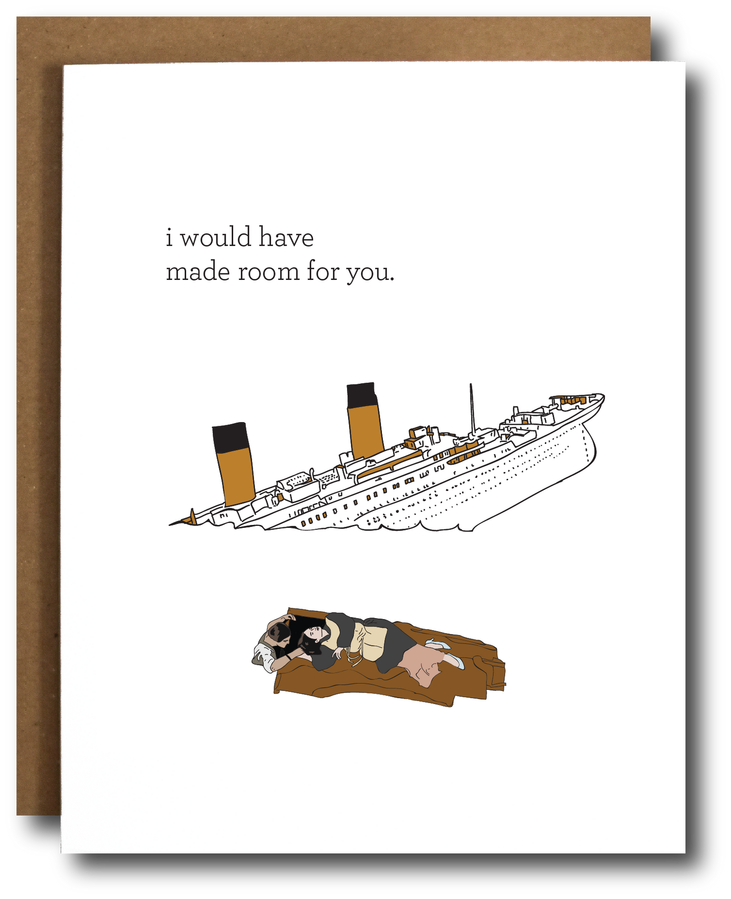 Stronger than Titanic Love Funny Valentine's Card - Storm And Sky