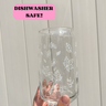 Fall Leaves Glass Cup