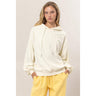 Seam-Detail Oversized Hoodie