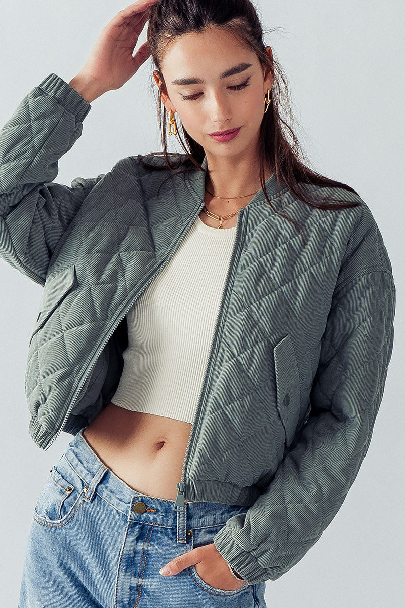Bella Quilted Puff Jacket - Storm and Sky Shoppe