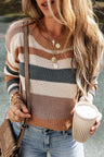 Round Neck Knitted Sweater