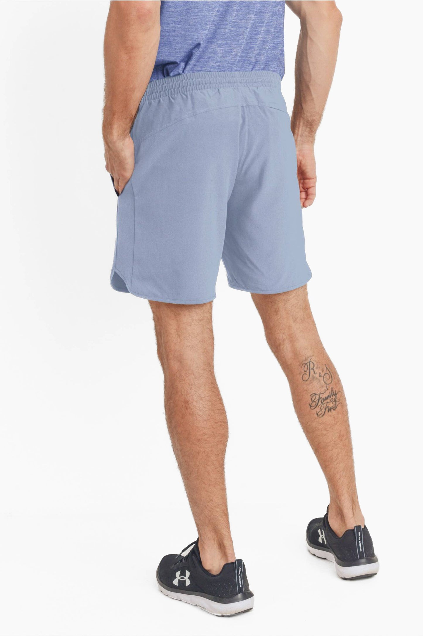 MEN - Wave Accent Essential Active Shorts: S:M:L:XL (1:2:2:1) / Ocean 11 - Storm and Sky Shoppe