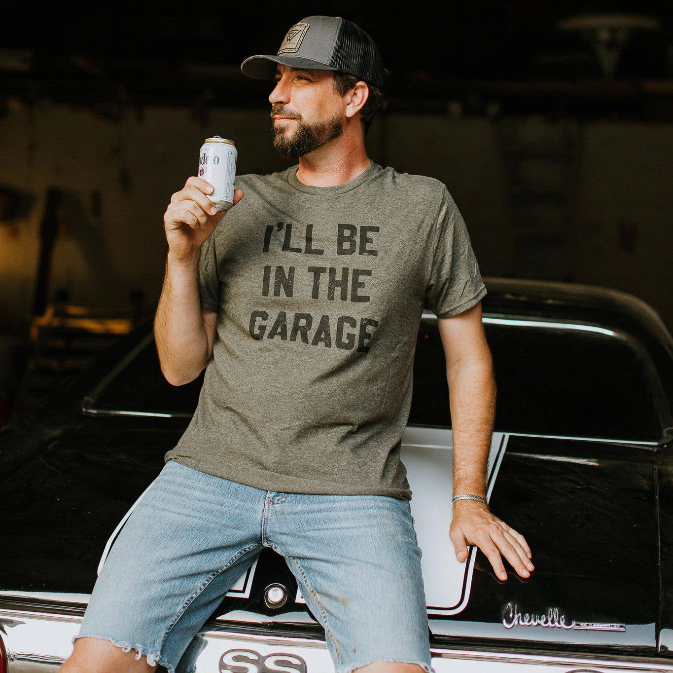 I'll be In the Garage Men's Shirt, Father's Day Tee: 2X-Large - Storm and Sky Shoppe - Mugsby