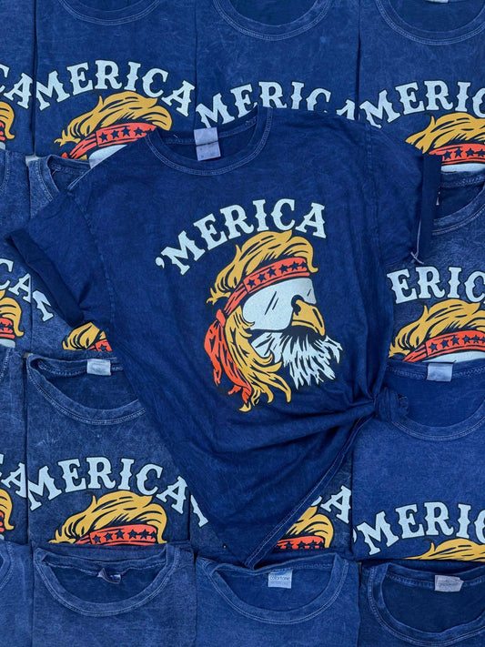 Merica Eagle Graphic Shirt