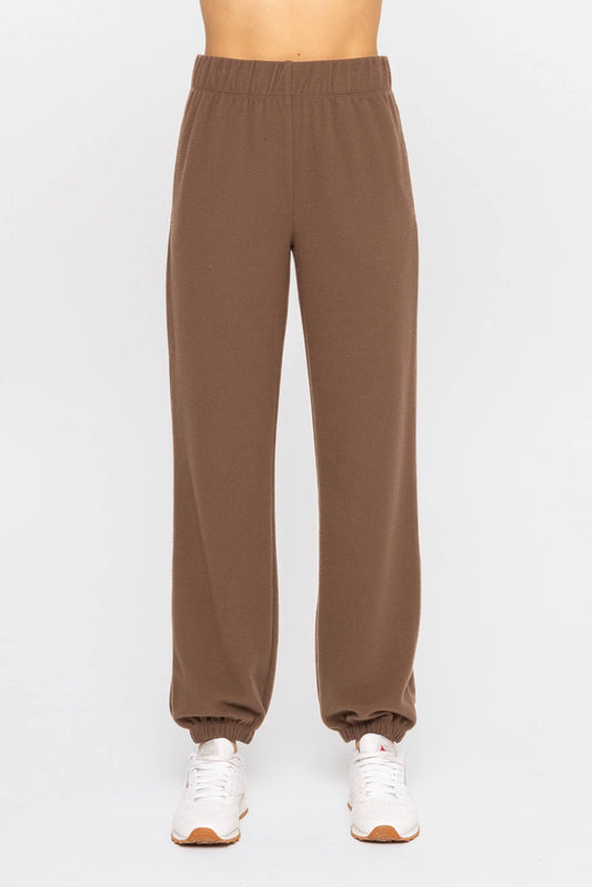 Comfort Blend Lightweight Fleece Joggers: DARK EARTH / S:M:L (2:2:2) - Storm and Sky Shoppe