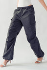 Toggle Drawstring Cargo Pants