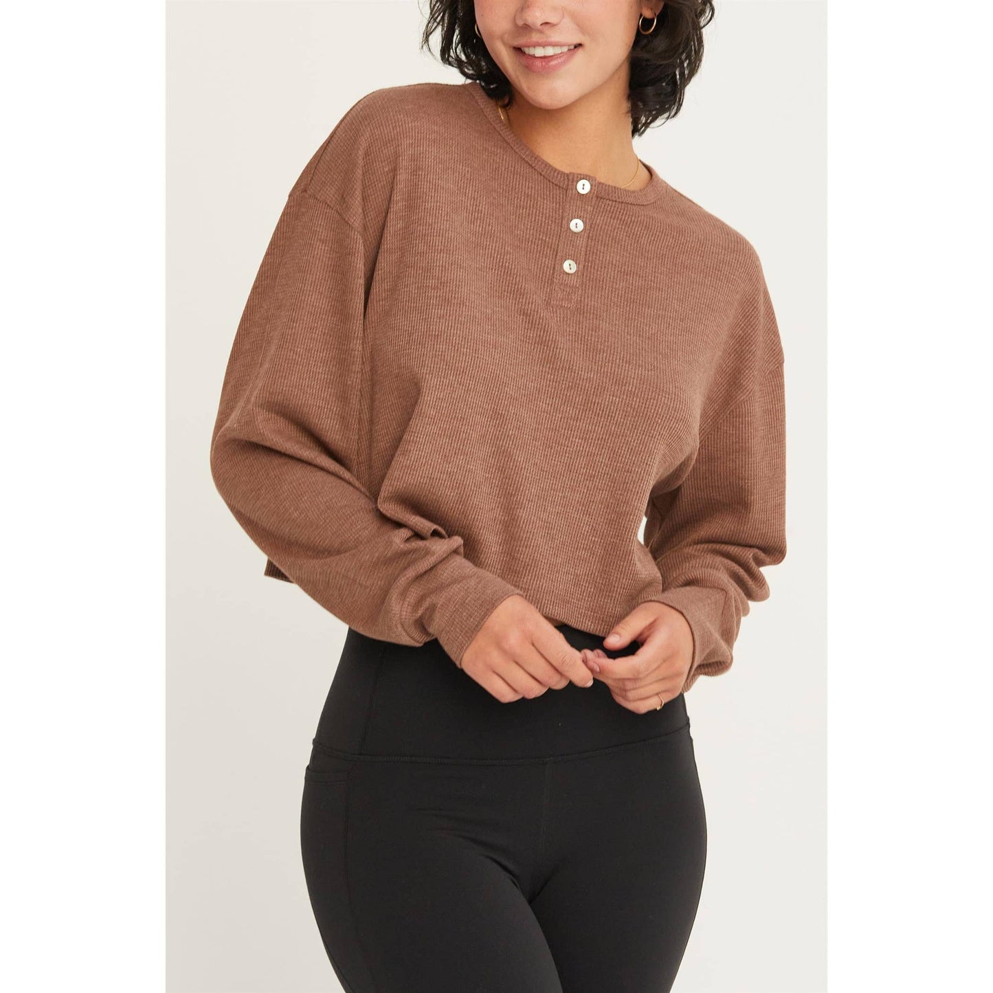 Henley Long Sleeve Top