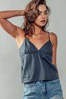 Linen Babydoll Tank
