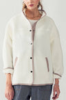 Snap Button Fleece Jacket