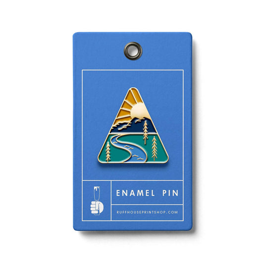 Mountain Adventure Enamel Pin - Storm and Sky Shoppe