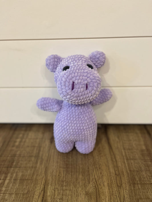 Crochet Hippo - Storm and Sky Shoppe - Crochet Thingies