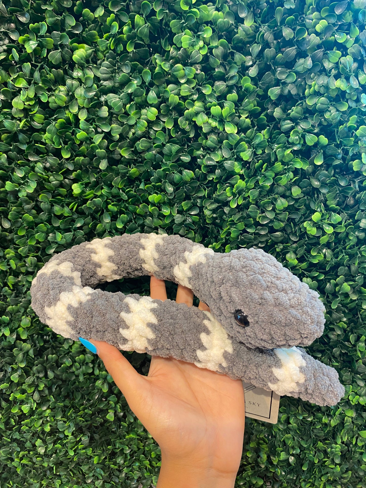 Gray Crochet Stuffed Animals - Brain Cancer Fundraiser