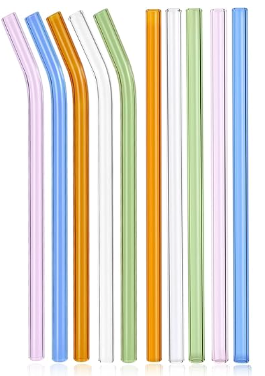 Colorful Glass Straws - Storm and Sky Shoppe