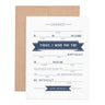 Mad Libs Birthday Card