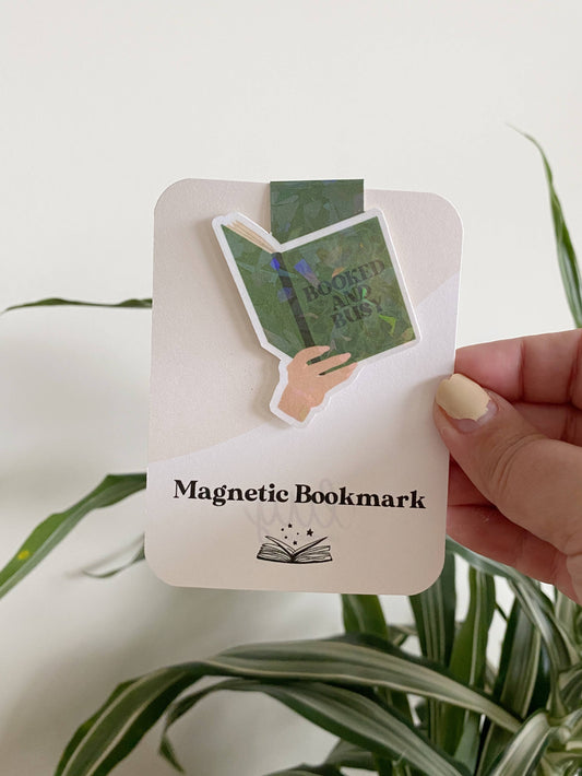 Booked and Busy Magnetic Bookmark - Storm and Sky Shoppe