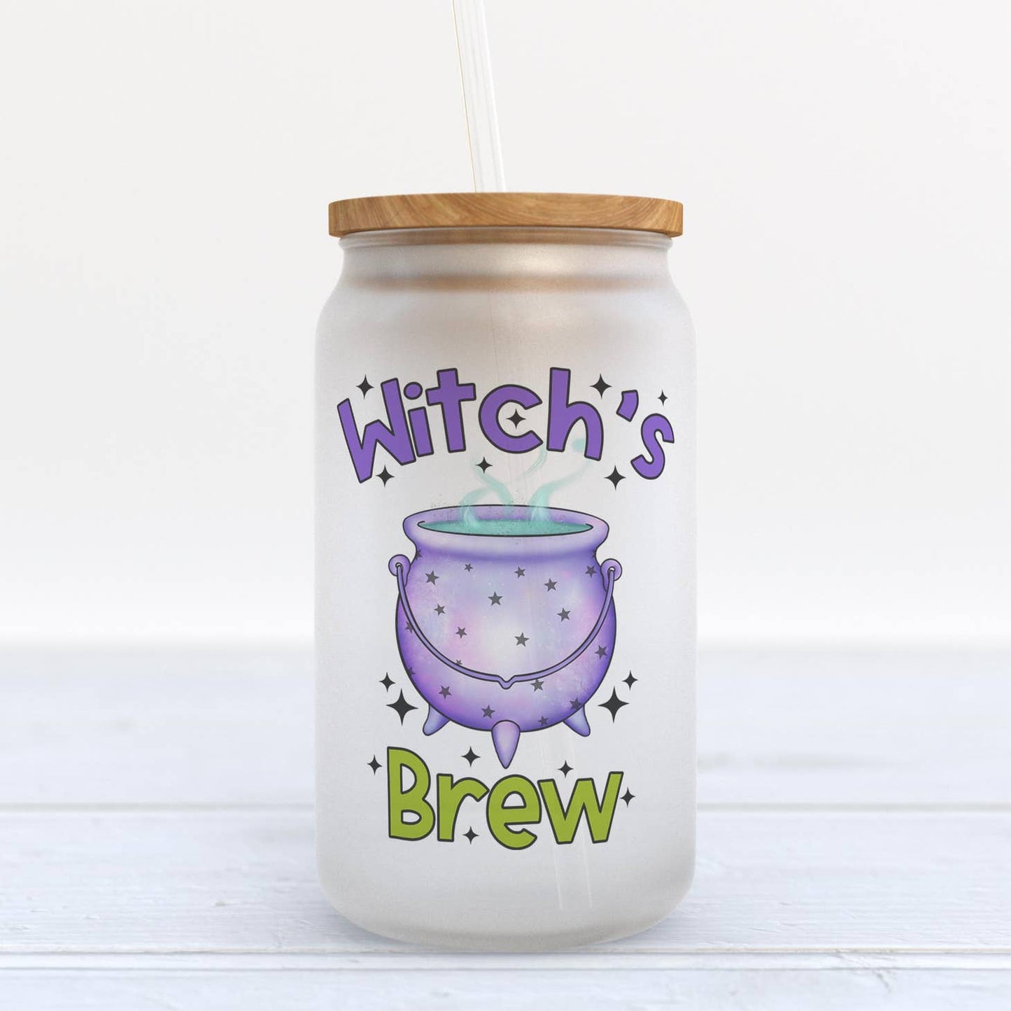 Halloween Glass Tumbler - Storm and Sky Shoppe - Heart & Willow Prints