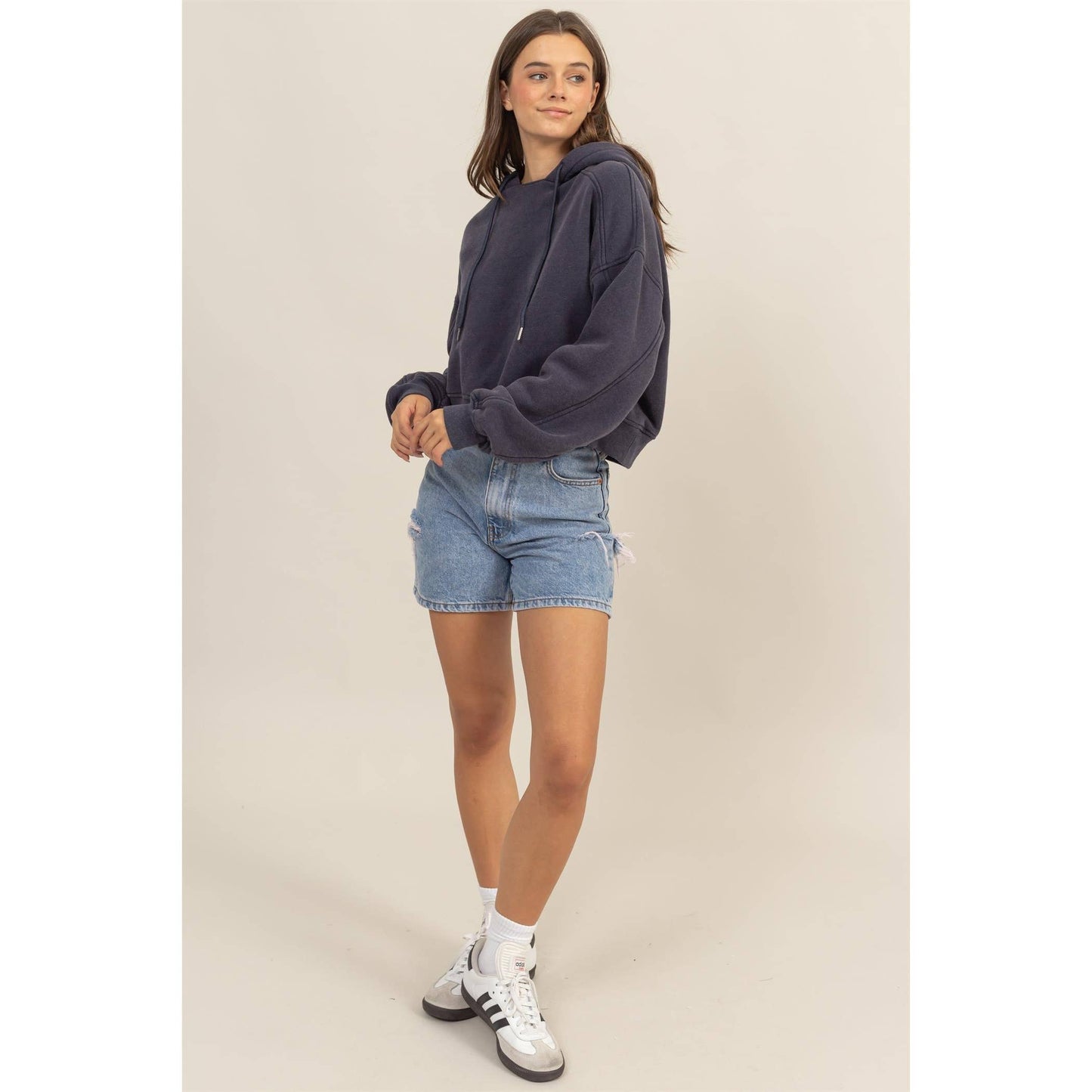 Mineral Wash French Terry Hoodie - Storm and Sky Shoppe