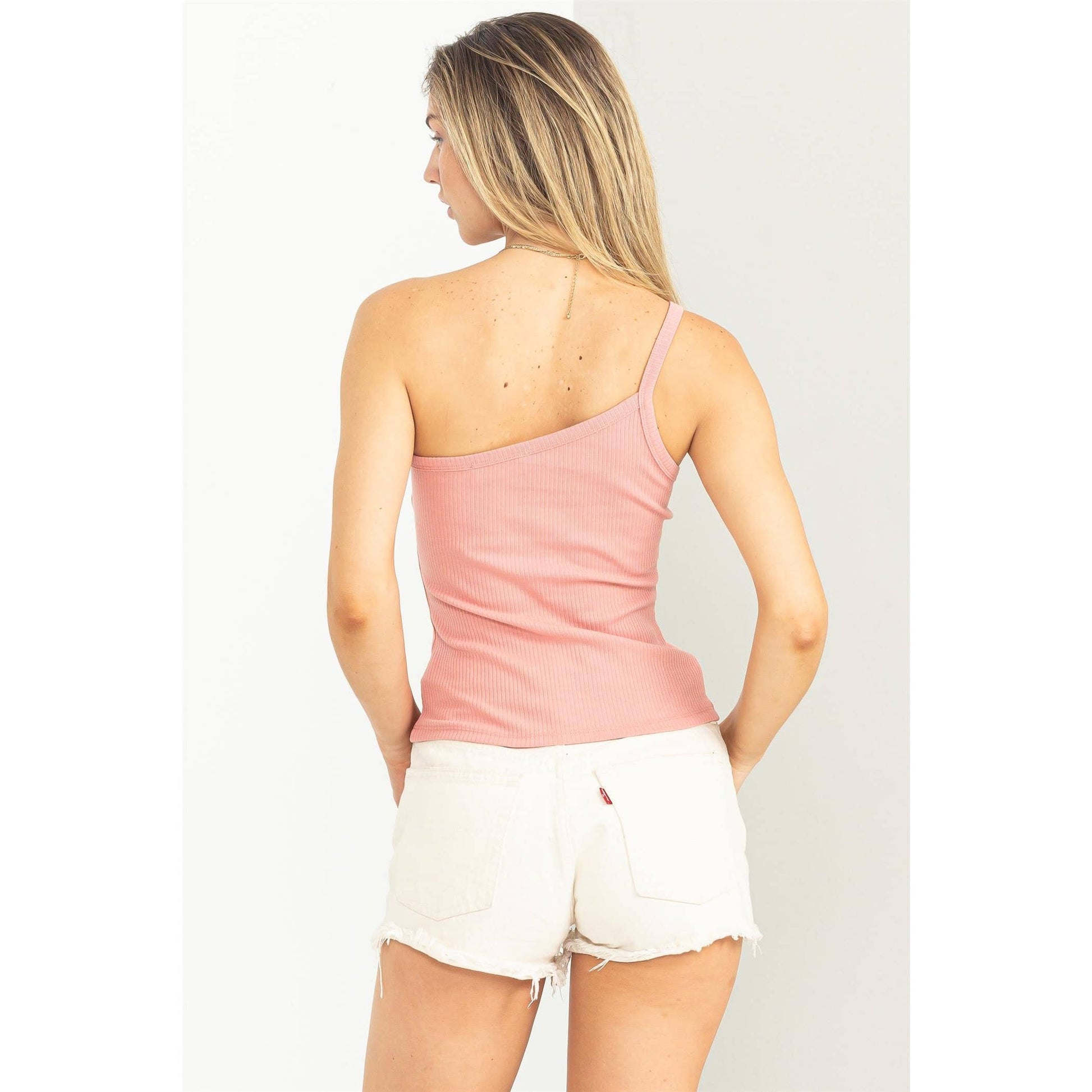 One-shoulder Cami Top - Storm and Sky Shoppe