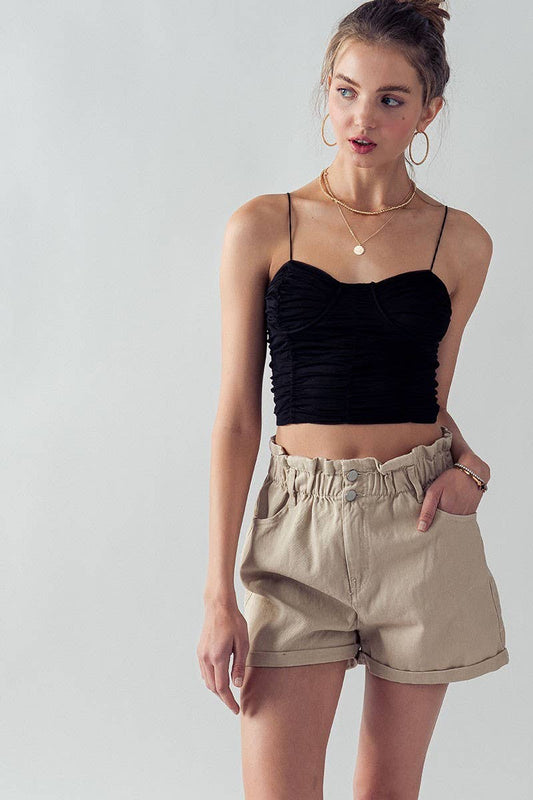 Vintage High Waist Shorts - Storm and Sky Shoppe - Urban Daizy