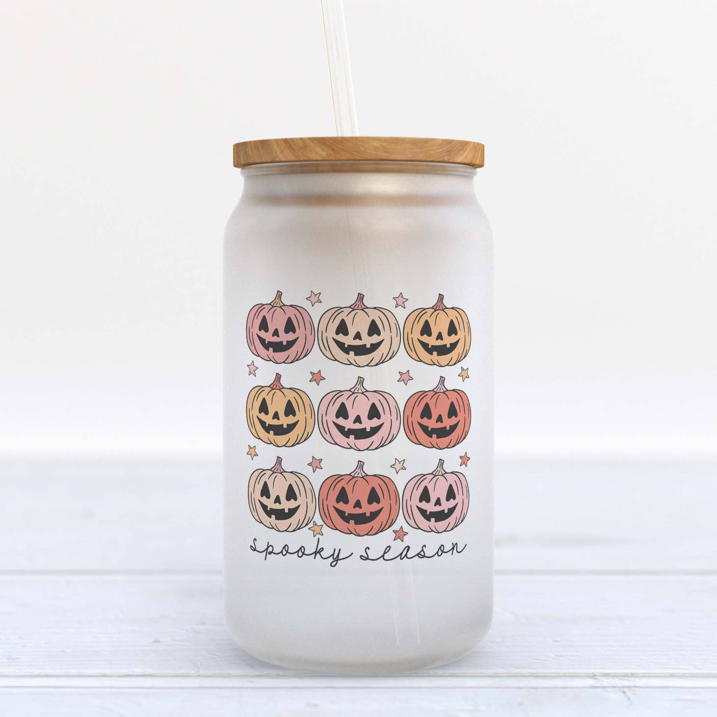 Halloween Glass Tumbler - Storm and Sky Shoppe - Heart & Willow Prints