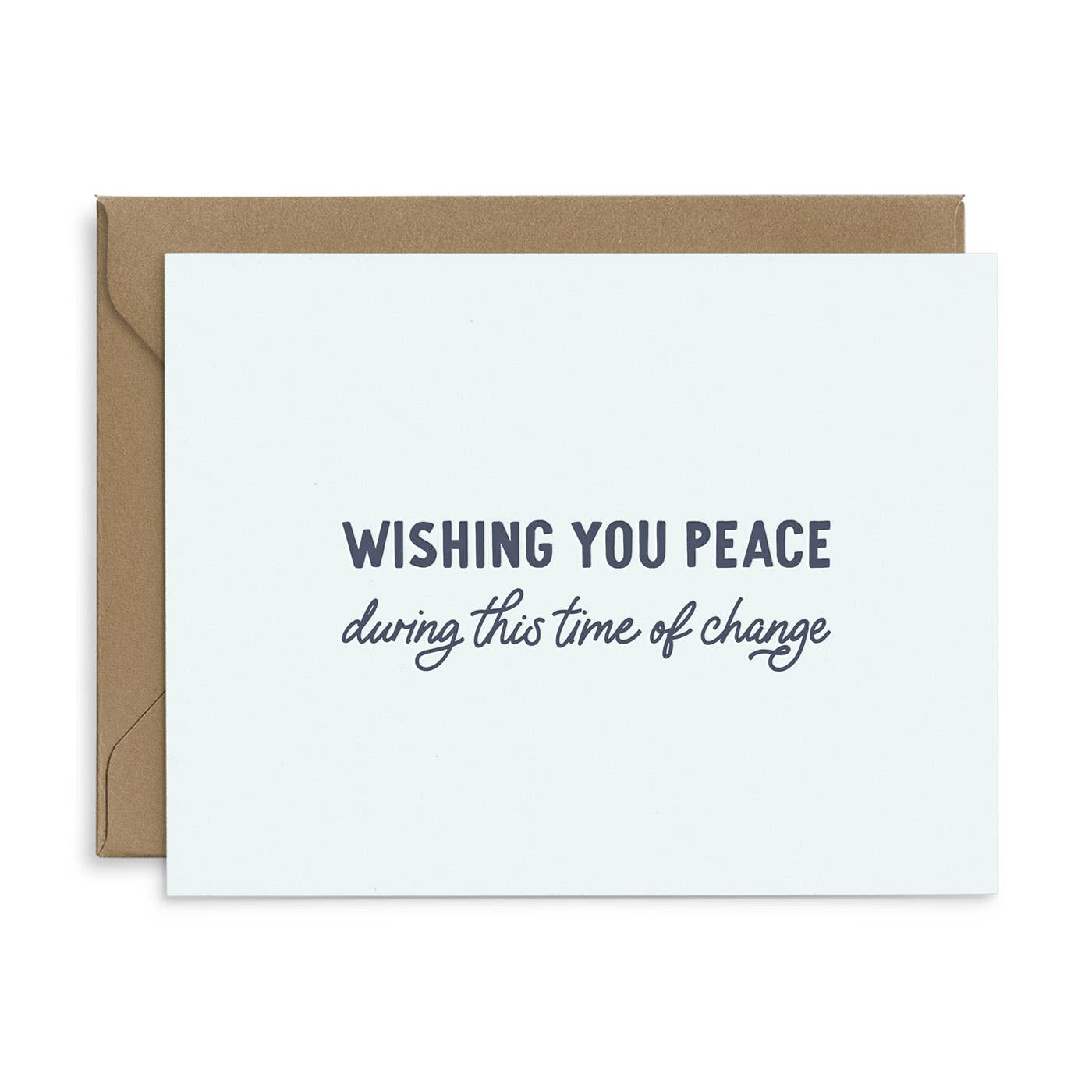 Wishing You Peace Sympathy Card - Storm and Sky Shoppe