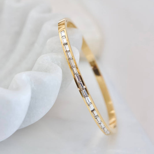 Zircon Bangle Bracelet - Storm and Sky Shoppe