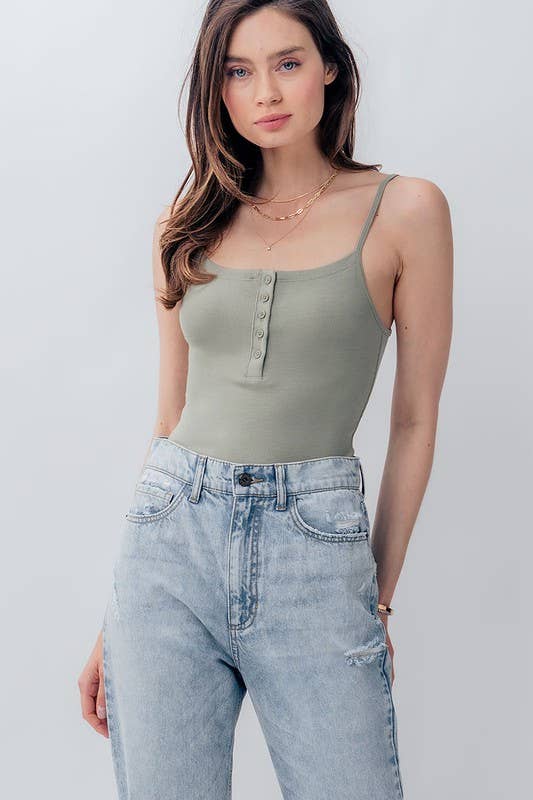 Rib Knit Cami Top - Storm and Sky Shoppe