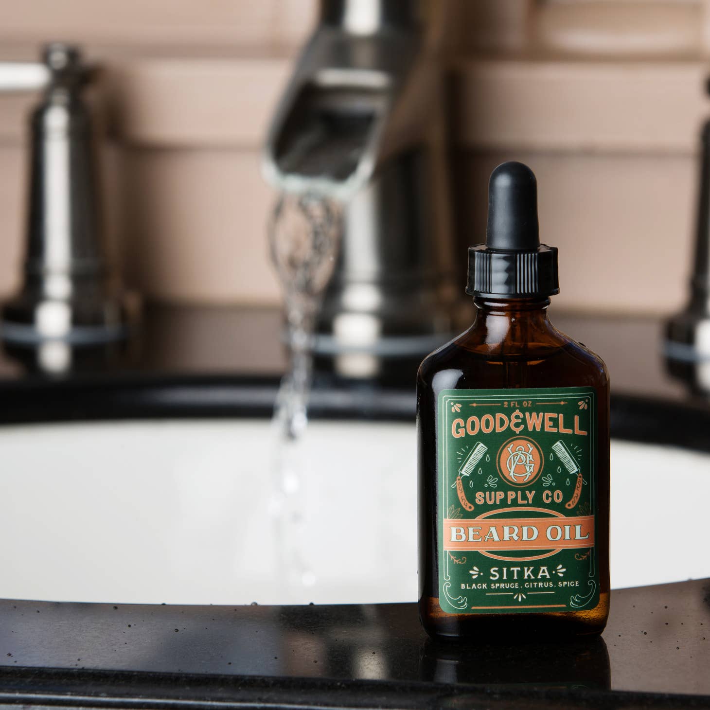 Men's Beard Grooming Oil - Storm and Sky Shoppe - Good & Well Supply Co.