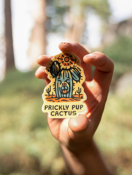 Prickly Pup Cactus Sticker - Storm and Sky Shoppe - Keep Nature Wild