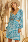 Aztec Printed Dress