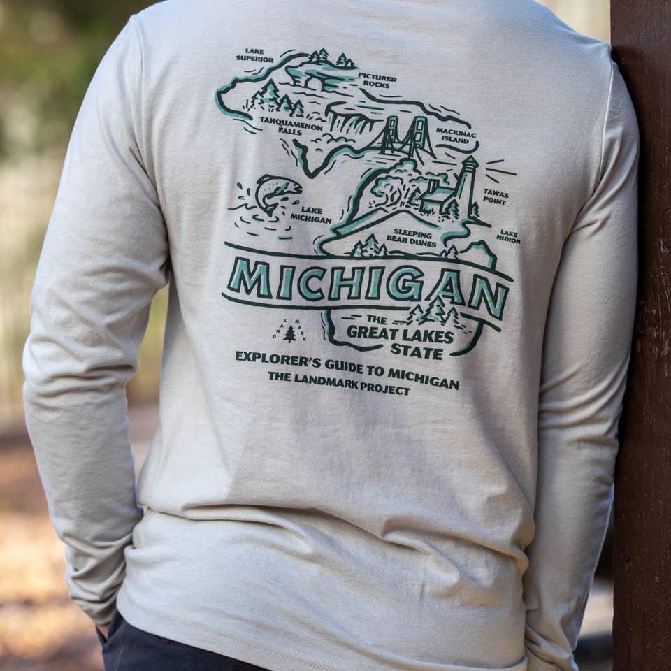 Explore Michigan Long Sleeve - Storm and Sky Shoppe - The Landmark Project