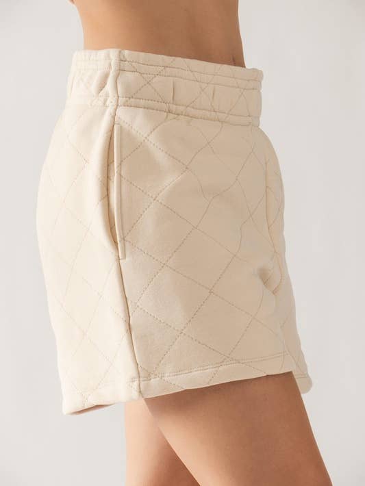 Diamond Quilted Shorts - Storm and Sky Shoppe - Urban Daizy