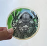 Frog Round Sticker